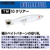 DUEL(デュエル) HARDCORE(ハードコア) ルアー ポッパー ハードコアバレットブル (F) 100mmWeight:30g クリアー 青物 ショア