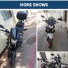 Lorababer Motorcycle Windshield Windscreen Shield Screen with Mounting Bracket Compatible