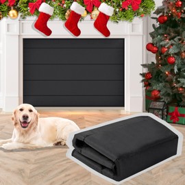 JUIN JUIN Magnetic Fireplace Cover Indoor: 3932 Fire Place Blanket for Brick/Gas Fireplace - Magnet Fireplace Mat Air Blocker Proof Screen for Heat Loss Living Room Insulation