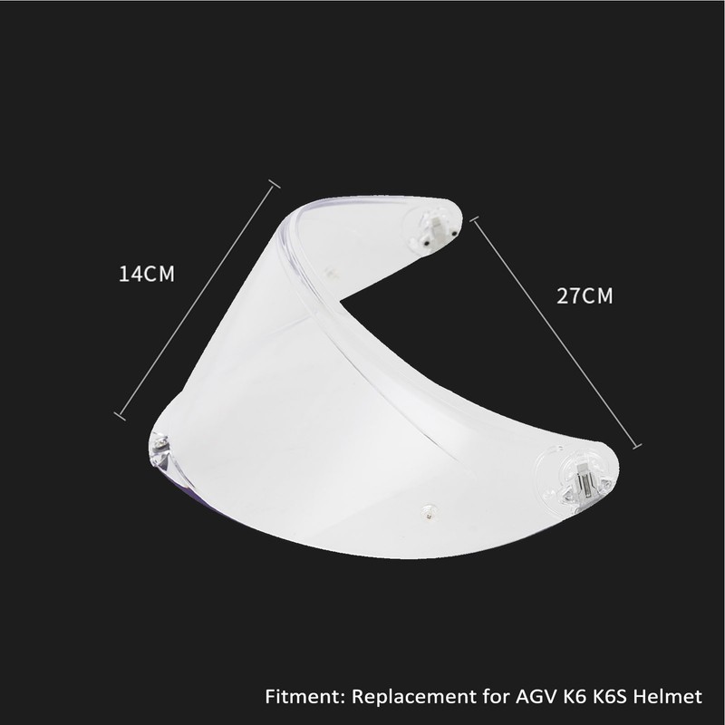 Helmet Visor Replacement for AGV K6 K6S Full Face Helmet