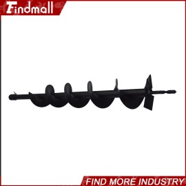 Findmall 4 Inch Earth Auger Drill Bit Fit For Gas Powered Post Fence Hole Digger