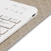 Tablet Cover Set with White Bluetooth Keyboard Protective Case Holder