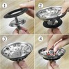 2 Pack Kitchen Sink Plug Strainer Stainless Steel Strainers Sink