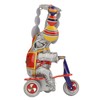 Elephant On Tricycle Tin Toy Retro Iron Handmade Elephant On