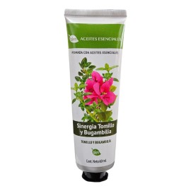 Pomada Tomillo Bugambilia Problemas Respiratorios Gripe 60g
