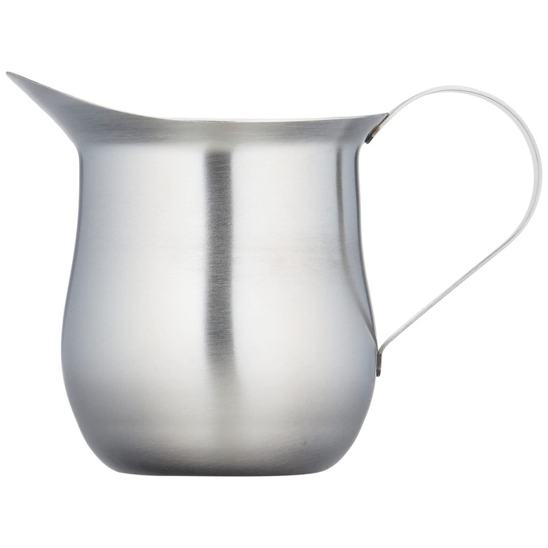 CASUAL PRODUCT Aoyoshi Milk Pitcher, Matte Silver, 7.4 fl oz