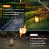 KOOPER Solar Lanterns Outdoor Waterproof, 14.56" Upgraded Bright Hanging Solar