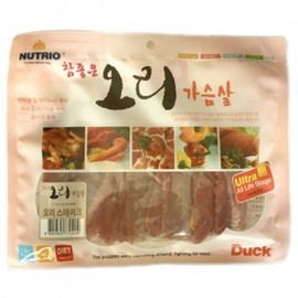 Dried dog sashimi 300g dog duck breast snack dog praise snack / 건조 강아지 사시미 300g 애견 오리 가슴살 간식강아지칭찬간식