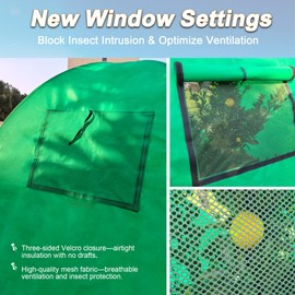 59″*59″*60″ Large Winter Plant Warm Covers with Air Hole for Raised Bed- Warm Tent Freeze Protection Humidity Domes for Germination, Seedling Propagation Protecting Plants from Animals