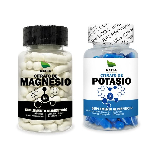 Pack Citratos - Magnesio y Potasio 100 Caps cu
