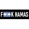 Support Israel Flag Bumper Sticker Pro Israel Against Gaza War
