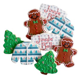 1 Dz. Jingle Bell Cookies! Jingle Bell, Jingle Bell, Jingle Bell Rock! Christmas Themed Party Gift, Favors!