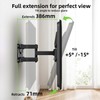 USX MOUNT Full Motion TV Wall Mount for 42-80 Inch