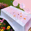 FuSenYuan Pink Sequin Table Runner 10Ft 1Pcs, Iridescent Table Runner