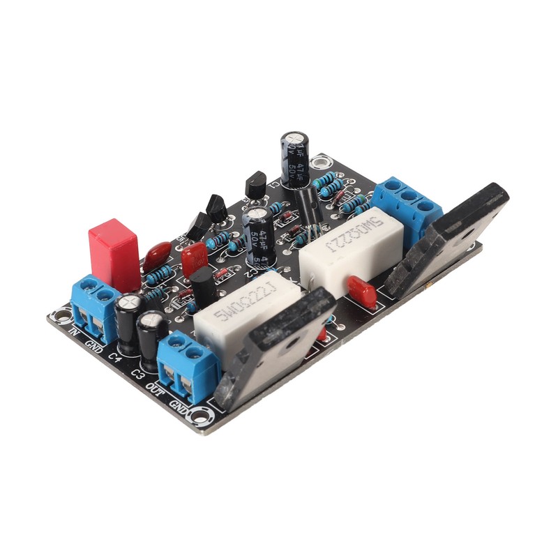 Power Amplifier Board Mono High Power 2SC5200 2SA1943 Quiet 100W