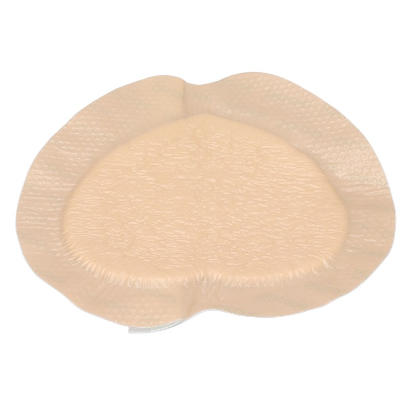 Heart Shaped Silicone Foam Dressing Bordered Waterproof Wound Bandage 18x18cm/7.09x7.09in