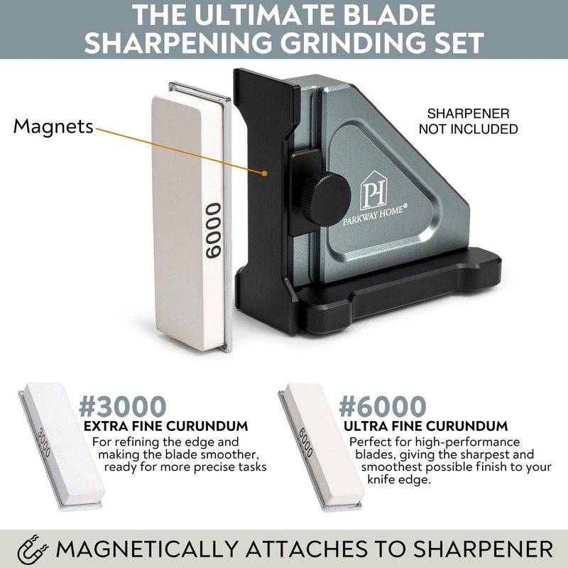 3000 & 6000 Grit Whetstone Plates Set – Extra Fine