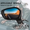 LOIYLLEN Left Driver Side Rear View Mirror Replacement for Honda