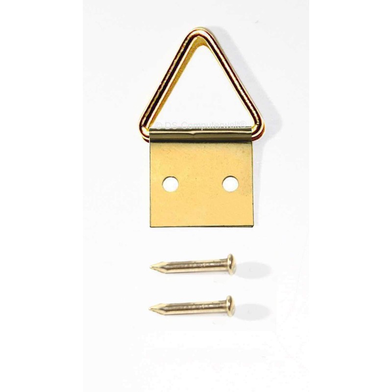 Pack of 100 Folding Eye Picure Hooks with Nails Size