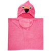 Zoocchini Kinder-Badetuch Motiv Franny der Flamingo Pink