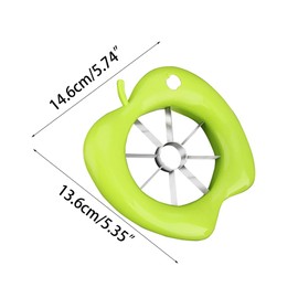 XROLAND Fruit Slitter Apples Pear Peeler with 8 Wedges Apples Slicers Corer Stainless Steel Wedges Apples Cutter Multipurpose Fruit Slicers