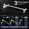 FEELSO 10" High Pressure Shower Head Combo with Handheld Spray,