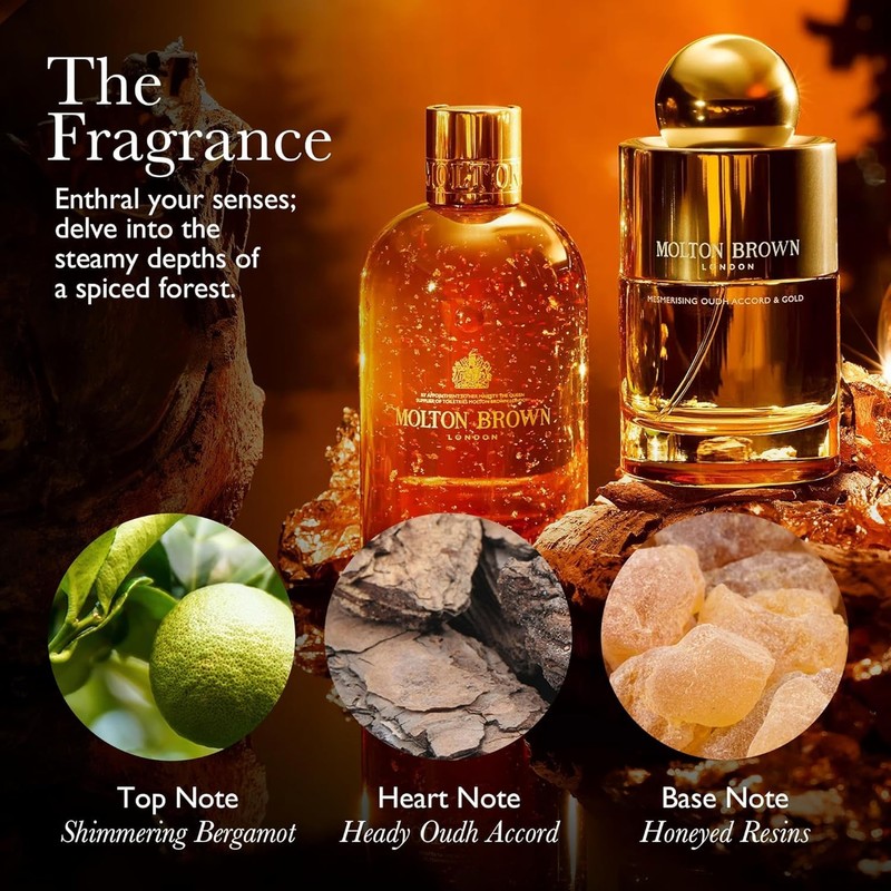 MOLTON BROWN Woods Accord & Gold Bath & Shower Gel