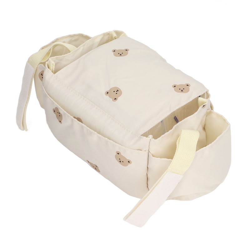 Baby Stroller Bag Stylish Portable Multipurpose Large Capacity Multiple Compartments