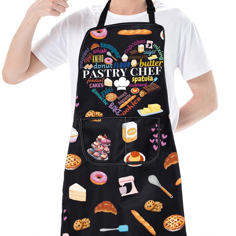 ENSIANTH Pastry Chef Apron Baker Gift Baking Kitchen Apron Pastry