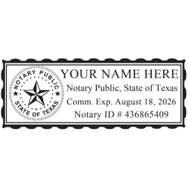 Trodat Texas Notary Stamp Trodat Pocket Printy 9511 Self Inking Pocket Stamp Black Ink