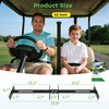 10L0L Universal 2/3-point Golf Cart Seat Belts, 42" Retractable Belts