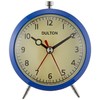 Dulton Alarm Clock, Blue, No Ticking, Cute, Analog Alarm Clock,