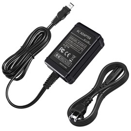 TKDY AC-L100 para Sony Handycam Camcorder Cable cargador ACL100 adaptador de fuente de alimentación para Sony Hi8 DCR TRV128 TRV103 TRV130 TRV150, CCD-TRV108 TRV308 reemplazar AC-L10A L10B L15A L15B