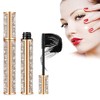 4D Mascara, Flash Diamond Silk Fiber Lash Mascara, Waterproof Long