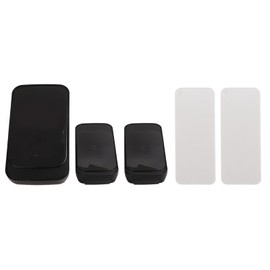Wireless Doorbell Set Touch Button 38 Ringtones IP44 Waterproof 4 Adjustable Volume Long Distance for Homes Hotels UK Plug