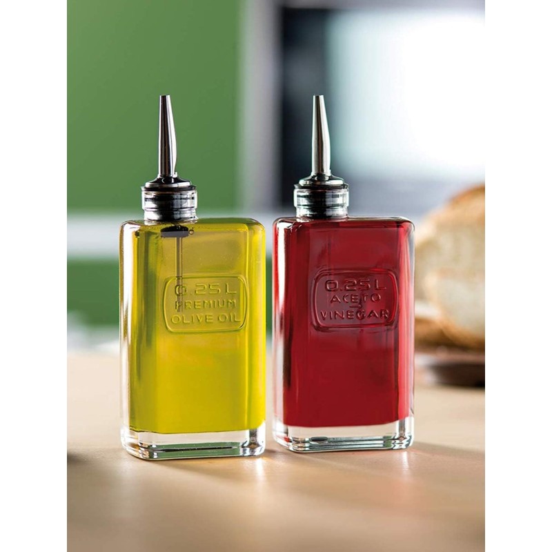 Luigi Bormioli Optima - Set of Oil and Vinegar Glass