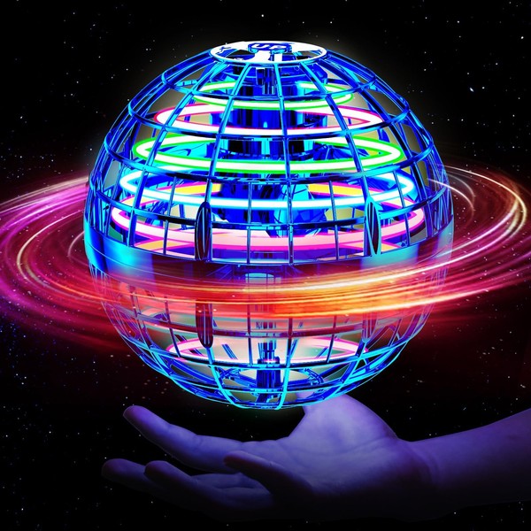 Ivtivfu Flying Orb Ball (Blue), Flying Ball Toys, Hover Ball