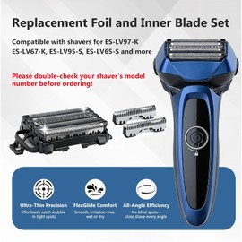 WES9032P Shaver Replacement Blades for Panasonic arc 5 5-Blade Shavers