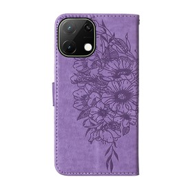 Covthch for Umidigi G9T Case, Umidigi G9C Case, Leather Kickstand Feature, Magnetic Buckle Shockproof Full Body Protection Wallet Cover for Umidigi G9 5G / Umidigi G9A 6.75" [3 Card Slots] -Purple