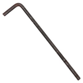 5/8"-11 x 16" L-Bolt Concrete Anchor Bolt - Plain Finish by Conquest Fasteners