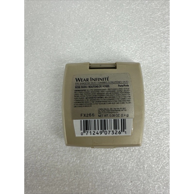 L'Oréal L'Oreal Wear Infinite Eye Shadow Duo Full Size Discontinued