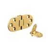 Generic 2PC 180 Degree Copper Flap Hinges, Semicircle Hinges for