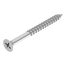 SECCARO 3 x 35 mm Chipboard Screw V2A VA A2 Stainless Steel Partially Threaded Wood Screw Phillips / PZ (Pack of 200)