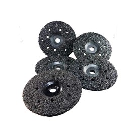 5 Pack of Ultra Wheels GRIT 8 Grinding Silicon Carbide Heavy Duty Discs Arbor 7/8"-11 - Diameter 7"