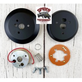 Forever Sharp 1982-1991 Dodge pickup TILT steering wheel 3 bolt hub adapter installation kit