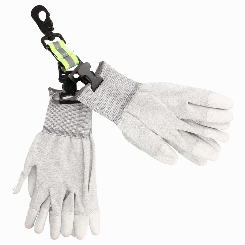 Minadax 2 x glove holders, 1 x clip and 2