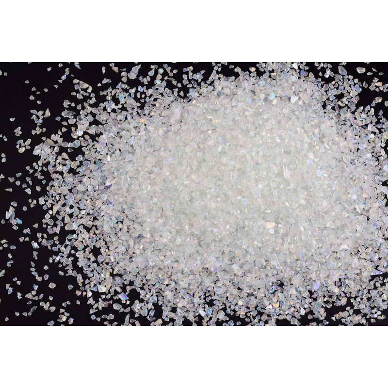 Crushed Glass Irregular Metallic Chips Sprinkles Chunky Glitter Transparency AB