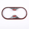 Aswalling Car Carbon Fiber ABS Gear Water Cup Frame Cover