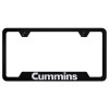 BLVD Cummins Laser Etched Cut-Out Black Stainless Steel License Plate