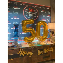 Leowefowa Chic Happy 50th Birthday Black Backdrop Vinyl 7x5ft Vintage Dude The Man The Myth The Legend Photography Background Stylish Men Birthday Party Banner Handsome Gentlemen Bday Photo Booth